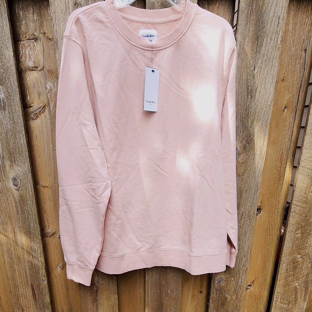 *NWT* Men's Goodfellow XL Pink Crewneck Pullover Sweatshirt